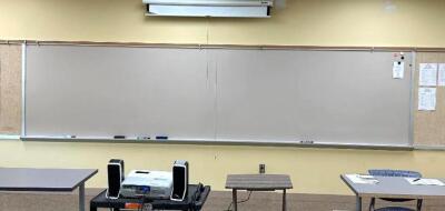 16' X 4' DRY ERASE WHITE BOARDLOCATION ROOM 105SIZE: 16' X 4'