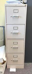 4-DRAWER METAL FILE CABINETLOCATION TEACHER STORE ROOM