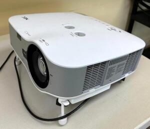 NEC NP1250 LCD PROJECTOR W/ LOGITECH SPEAKERSBRAND/MODEL: NEC NP1250LOCATION COLLEGE COUNSILING