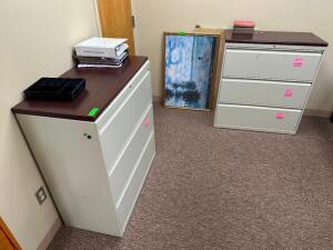 (2) - OFFICE FILE CABINETS