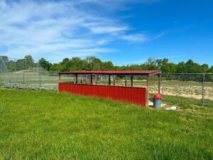 (2) - COVERED DUGOUTS