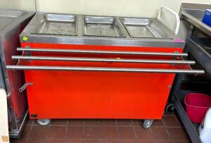 DUKE 60" PORTABLE STEAM TABLE BUFFET SERVER.