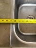 7' THREE WELL STAINLESS POT SINK W/ LEFT SIDE DRY WELL. - 3