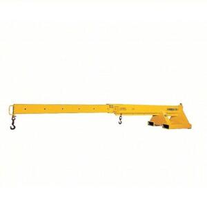 DESCRIPTION: (1) TELESCOPING FORKLIFT BOOM BRAND/MODEL: CALDWELL #8AHG8 INFORMATION: YELLOW SIZE: 4,000 LB MAX. CAPACITY, 7 FT TO 12 FT ADJ IN 1 FT IN