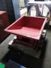 DESCRIPTION: (1) SELF DUMPING HOPPER BRAND/MODEL: WRIGHT #9LEZ2 INFORMATION: RED SIZE: 7 CU FT CUBIC FOOT CAPACITY, 44 3/4 IN OVERALL LG RETAIL$: $892 - 3