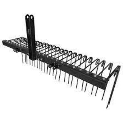 DESCRIPTION: (1) PINE STRAW AND DEBRIS RAKE BRAND/MODEL: FIELD TUFF #FTF-72PSR3PT INFORMATION: BLACK SIZE: 72" 3 PT RETAIL$: $413.99 EA QTY: 1