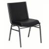 DESCRIPTION: (2) BANQUET CHAIRS WITH METAL FRAMES BRAND/MODEL: FLASH FURNITURE INFORMATION: BLACK SEAT PAD WITH SILVER METAL FRAME RETAIL$: $106.21 EA