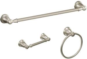 MOEN BANBURY 3-PIECE BATH ACCESSORY KIT