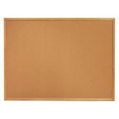 DESCRIPTION: (1) CORK BOARD WITH FRAME BRAND/MODEL: QUARTET #304 INFORMATION: WOODEN FRAME SIZE: 4' X 3' RETAIL$: $88.73 EA QTY: 1