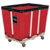 DESCRIPTION: (1) ELEVATED BASKET TRUCK, SWIVEL BRAND/MODEL: ROYAL BASKET TRUCKS INFORMATION: RED, VINYL WITH WOOD BASE SIZE: 6 BU RETAIL$: $177.95 EA