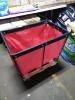 DESCRIPTION: (1) ELEVATED BASKET TRUCK, SWIVEL BRAND/MODEL: ROYAL BASKET TRUCKS INFORMATION: RED, VINYL WITH WOOD BASE SIZE: 6 BU RETAIL$: $177.95 EA - 2