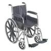 DESCRIPTION: (1) MANUAL WHEELCHAIR WITH FIXED ARMRESTS BRAND/MODEL: DMI #503-0658-0200 INFORMATION: BLACK RETAIL$: $250.63 EA QTY: 1