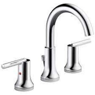 DESCRIPTION: (1) TWO HANDLE WIDESPREAD LAVATORY FAUCET WITH METAL POP-UP BRAND/MODEL: DELTA #3559-MPU-DST INFORMATION: CHROME RETAIL$: $388.33 EA QTY: