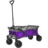 DESCRIPTION: (1) ALL-TERRAIN FOLDING WAGON BRAND/MODEL: CREATIVE OUTDOOR DISTRIBUTION #920256 INFORMATION: PURPLE RETAIL$: $179.98 EA QTY: 1