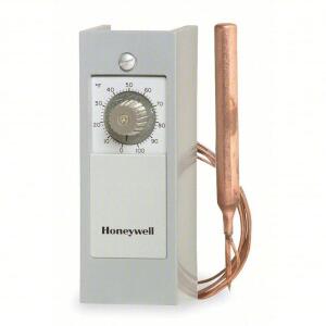 DESCRIPTION: (1) INSERTION THERMOSTAT BRAND/MODEL: HONEYWELL #T675A1524 SIZE: RANGE 55 TO 175 DEGREE F, 20 FT COPPER ELEMENT RETAIL$: $241.75 EA QTY: