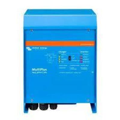 DESCRIPTION: (1) MULTIPLUS INVERTER CHARGER BRAND/MODEL: VICTRON, BLUE POWER SIZE: 3000W, 24 VDC, 70 AMP RETAIL$: $1499.40 EA QTY: 1