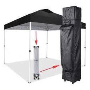 DESCRIPTION: (1) INSTANT CANOPY WITH STORAGE BAG AND WHEELS INFORMATION: BLUE SIZE: APPROX 10' X 10' RETAIL$: $84.44 EA QTY: 1