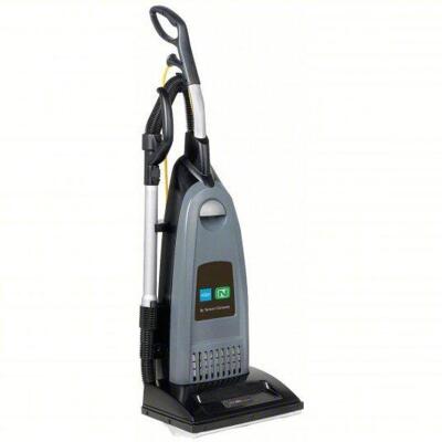 DESCRIPTION: (1) UPRIGHT VACUUM BRAND/MODEL: TENNANT #5PFR9 INFORMATION: GRAY SIZE: 14 IN CLEANING PATH WD, 120 CFM VACUUM AIR FLOW, 16 LB WT, 70 DB S