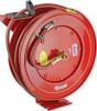 DESCRIPTION: (1) SPRING RETURN HOSE REEL BRAND/MODEL: LINCOLN #3MJK4 INFORMATION: RED SIZE: 50 FT (3/8 IN I.D.), 1/4 IN MNPT, 300 PSI MAX OP PRESSURE,