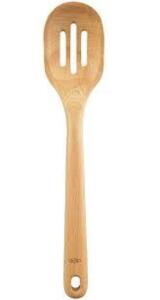 DESCRIPTION: (6) WOODEN SLOTTED SPOON BRAND/MODEL: OXO GOOD GRIPS #1058021 RETAIL$: $9.59 EA QTY: 6