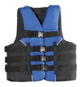 DESCRIPTION: (2) LIFE JACKETS BRAND/MODEL: STEALTH INFORMATION: BLUE AND GREY RETAIL$: $48.87 EA QTY: 2