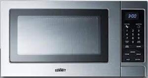 DESCRIPTION: (1) MICROWAVE OVEN BRAND/MODEL: SUMMIT #SCM853 INFORMATION: STAINLESS SIZE: 0.9 CU FT RETAIL$: $355.86 EA QTY: 1