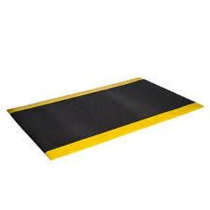 DESCRIPTION: (1) ANTI FATIGUE MATBRAND/MODEL: CROWN MATTING #16683161INFORMATION: BLACK AND YELLOWSIZE: 36" x 60" x 9/16"RETAIL$: $117.80 EAQTY: 1