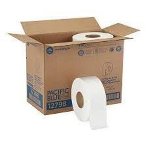 DESCRIPTION: (1) CASE OF (8) JUMBO TOILET PAPERBRAND/MODEL: PACIFIC BLUE #12798RETAIL$: $57.49 EAQTY: 1