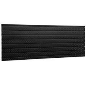 DESCRIPTION: (4) PC OF SLAT WALL INFORMATION: BLACK SIZE: 6FTX2FT RETAIL$: $28.54 TOTAL QTY: 4