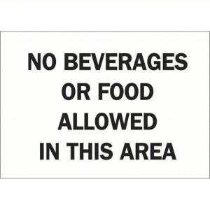 DESCRIPTION: (2) SIGNS BRAND/MODEL: ADMITTANCE SIGN #35FY43 INFORMATION: NO BEVERAGES OR FOOD RETAIL$: $1.38 EA QTY: 2