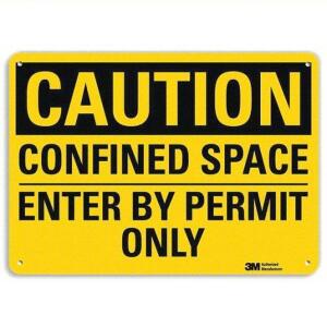 DESCRIPTION: (3) CAUTION SIGN BRAND/MODEL: BRADY #35JK52 INFORMATION: ALUMINUM SIZE: 10X14 RETAIL$: $20.93 EA QTY: 3