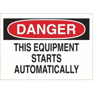 DESCRIPTION: (3) DANGER SIGN BRAND/MODEL: BRADY #42563 RETAIL$: $6.78 EA QTY: 3