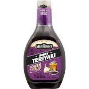 DESCRIPTION: (6) TERIYAKI MARINADE BRAND/MODEL: KC MASTERPIECE SIZE: 16 FL OZ RETAIL$: $7.99 EA QTY: 6