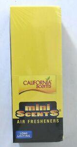 DESCRIPTION: (1) PACK OF (6) AIR FRESHENERS BRAND/MODEL: CALIFORNIA SCENTS RETAIL$: $15.89 EA QTY: 1