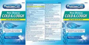 DESCRIPTION: (1) CASE OF (50) PACKETS OF (2) NON DROWSY COLD AND COUGH BRAND/MODEL: PHYSICIANS CARE #90092 RETAIL$: $28.59 EA QTY: 1