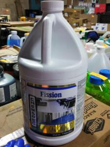 DESCRIPTION: (2) HEAVY DUTY CARPET CLEANER BRAND/MODEL: FISSION CHEMSPEC SIZE: 1 GALLON RETAIL$: $36.00 EA QTY: 2