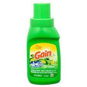 DESCRIPTION: (1) CASE OF (12) LAUNDRY DETERGENT BRAND/MODEL: GAIN ORIGINAL #00470 SIZE: 10 FL OZ RETAIL$: $22.37 EA QTY: 1