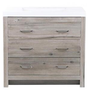 (1) GLACIER BAY WOODBROOK BATHROOM VANITY