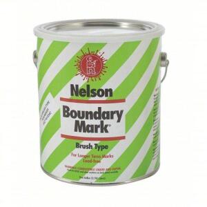 DESCRIPTION: (1) BOUNDARY MARKING PAINT BRAND/MODEL: NELSON #3TWP7 INFORMATION: PURPLE SIZE: 1 GALLON RETAIL$: $58.08 EA QTY: 1