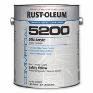 DESCRIPTION: (2) DTM ACRYLIC BRAND/MODEL: RUST-OLEUM 5200 INFORMATION: SAFETY YELLOW SIZE: 1 GALLON RETAIL$: $84.26 EA QTY: 2