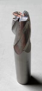 DESCRIPTION: (2) SOLID CARBIDE CORNER CHAMFER/RADIUS END MILL BRAND/MODEL: HTC TOOL 350-4750-090R RETAIL$: $115.08 EA SIZE: 3/4" DIA 1-1/2" LOC QTY: 2