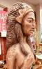 DESCRIPTION: HAND CARVED WOODEN MERMAID STATUE SIZE: 7'X10" QTY: 1 - 4