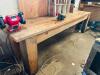 DESCRIPTION: WOODEN WORKBENCH SIZE: 10'X28"X36" QTY: 1