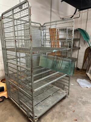 DESCRIPTION: METAL GARDEN CART SIZE: 48"X43"X78" QTY: 1