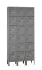 DESCRIPTION: (3) 6 TIER LOCKERS BRAND/MODEL: TENNSCO #BS6-121512-C INFORMATION: GRAY RETAIL$: $1140.00 TOTAL SIZE: 6 TIER, 3 WIDE. QTY: 3