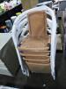 (4) RATTAN COMMERCIAL INDOOR-OUTDOOR STACKING CHAIRS - 3