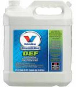 DESCRIPTION (1) DIESEL EXHAUST FLUID BRAND/MODEL VALVOLINE #6MGJ8 ADDITIONAL INFORMATION RETAILS FOR $24.84 SIZE 2.5 GALLON THIS LOT IS ONE MONEY QTY