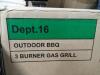 (1) 3 BURNER PROPANE GAS GRILL WITH SIDE BURNER - 5