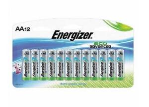 (12) PACKS OF (12) ENERGIZER BATTERIES