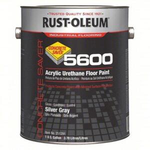 DESCRIPTION: (2) ACRYLIC URETHANE FLOOR PAINT BRAND/MODEL: RUST-OLEUM #4VYG9 INFORMATION: SILVER GRAY RETAIL$: $89.96 EA SIZE: 1 GALLON QTY: 2